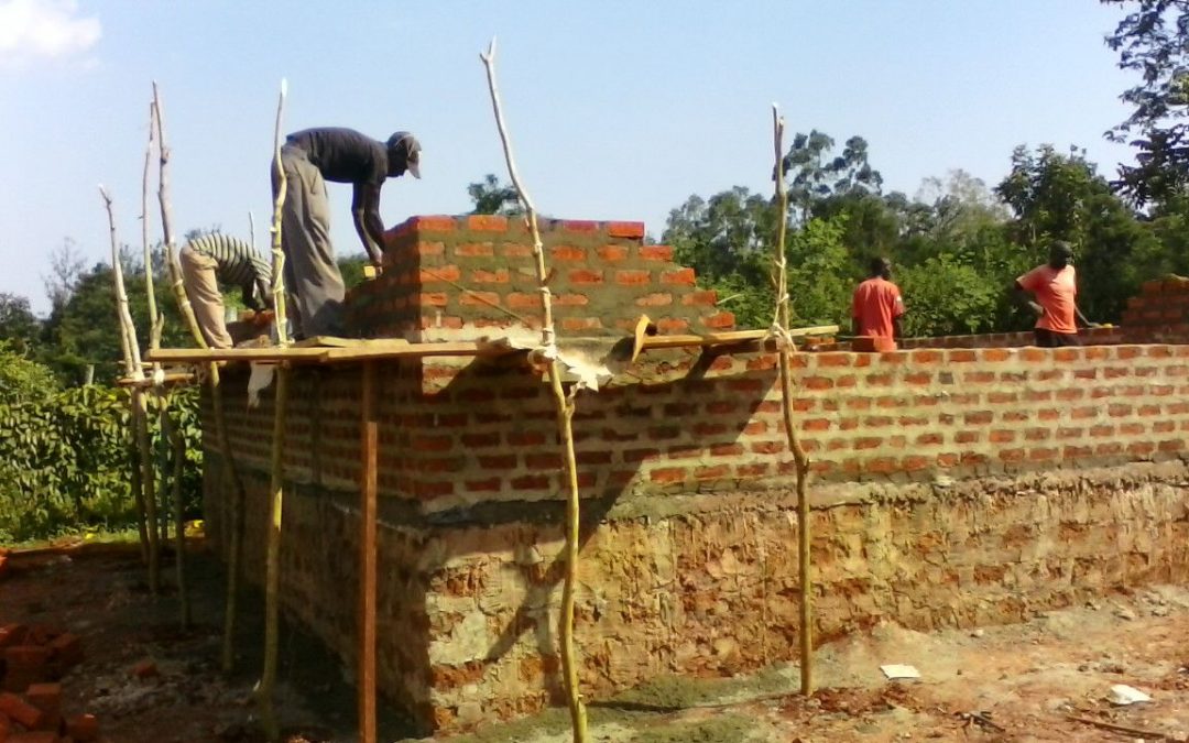 Amazing Progress after the first week of building the Maternity and HIV extension!